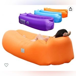 Wekapo Orange Inflatable Air Lounger - New
